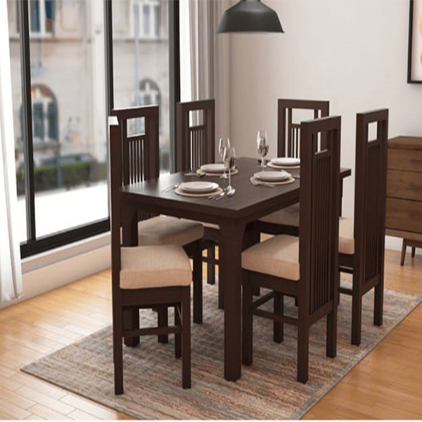 Dining Table with 6 seater chair